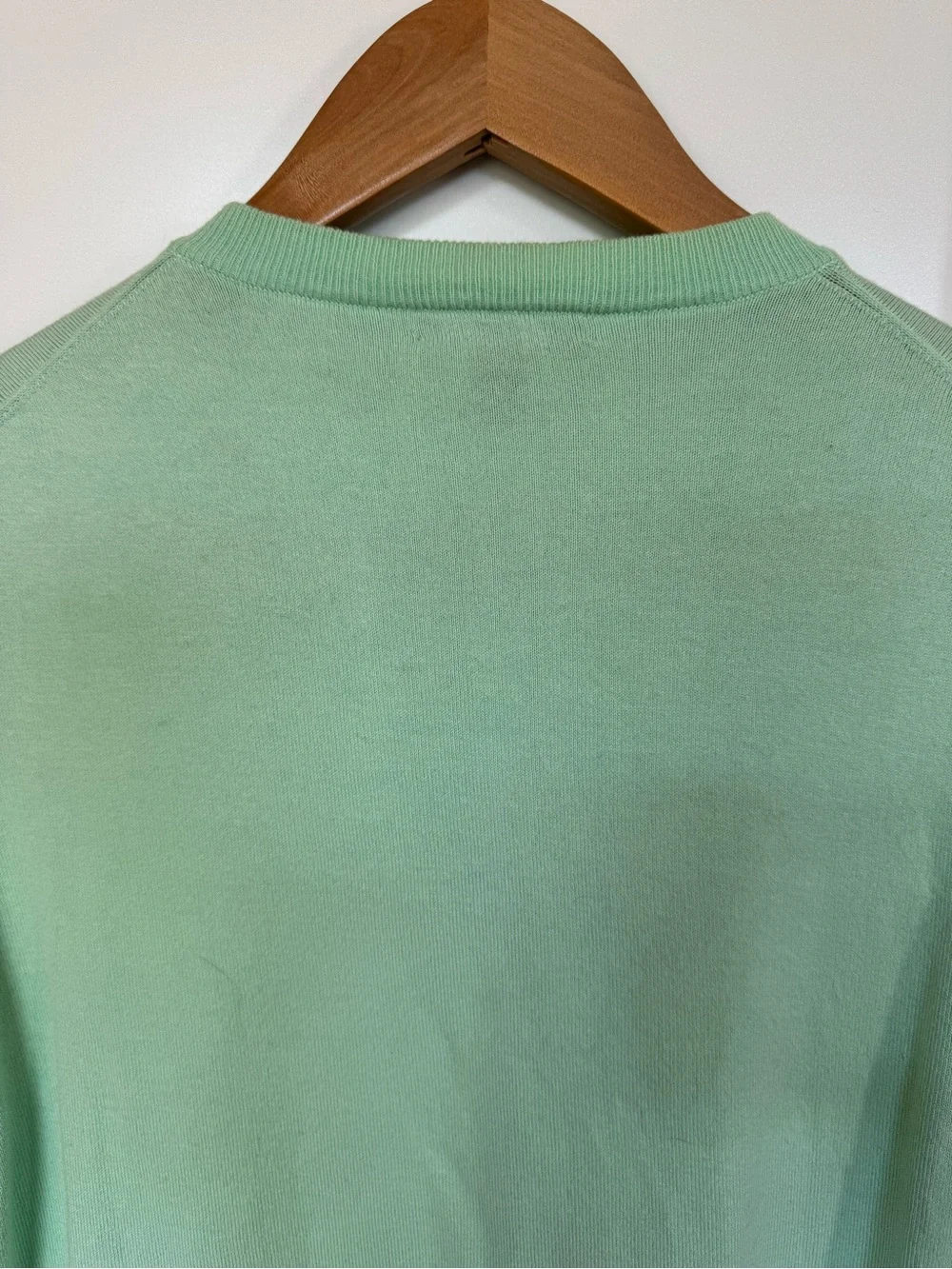 Vintage J. Crew Jackie Cardigan Sweater Womens M Mint Green Cotton Blend RN77388